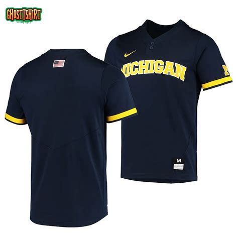 nike university of michigan baseball navy replica jersey|michigan football jersey.